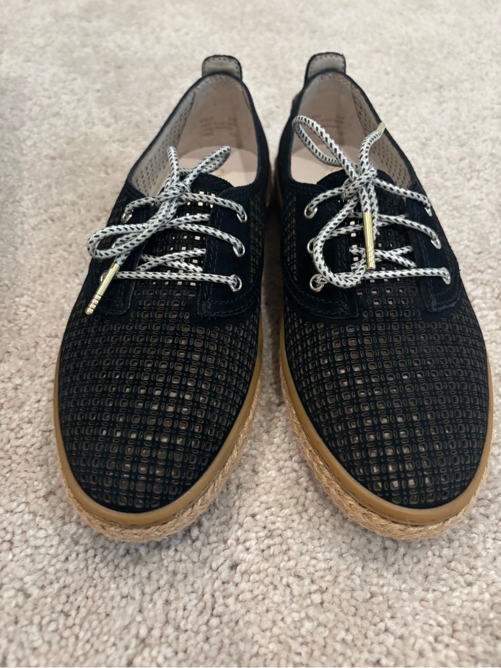 Cole Haan black suede espadrilles - Picture 2 of 5